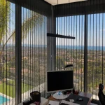 Cortinas verticales oficina
